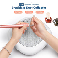 Professional 130W Turbo Nail Dust Extractor with Adjustable Tube