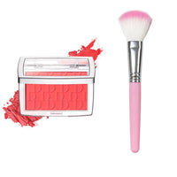 Matte Embossed Blush Palette with Brush