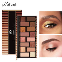 16-Color Waterproof Shimmer and Matte Eyeshadow Palette