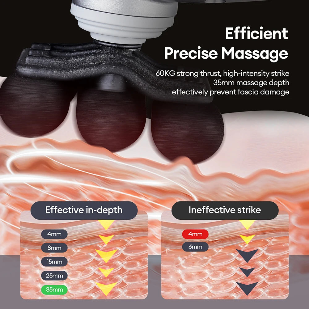 48-Head Deep Tissue Body Massage Gun - 6