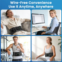 Heated Inflatable Lumbar Support Belt for Back Pain Relief