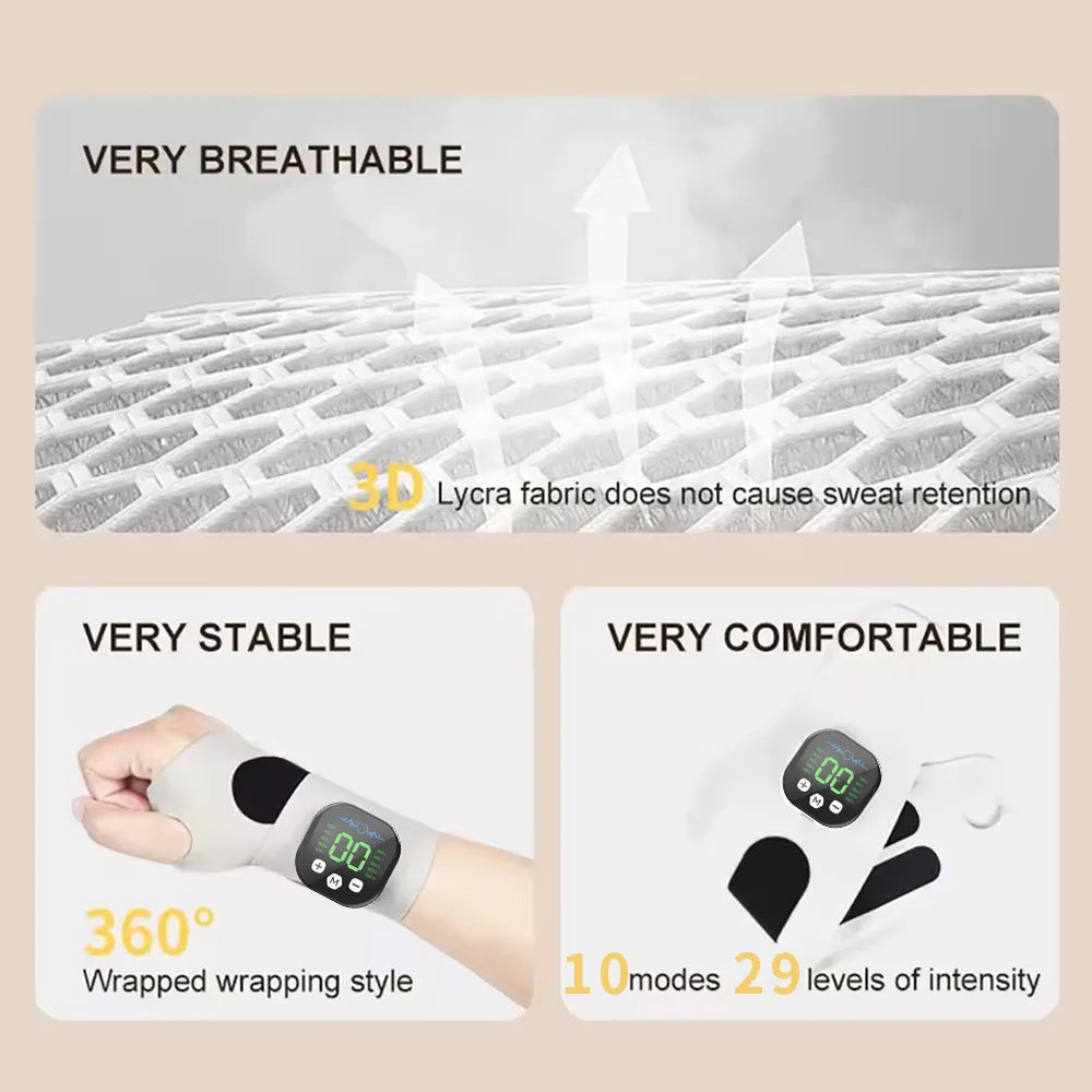 Electric Wrist Compression and Vibration Massager - 6