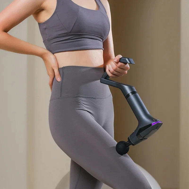 Long-Handle Electric Deep Tissue Massage Gun for Muscle Relief - 6
