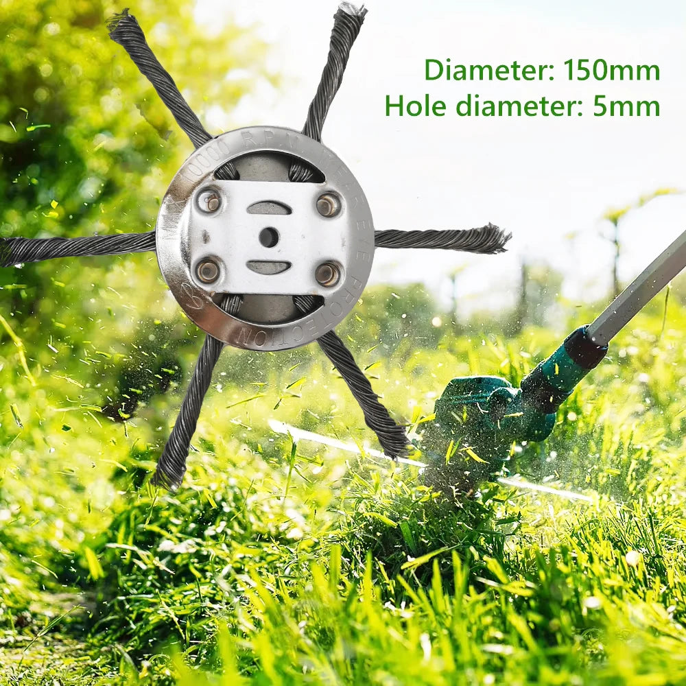 Steel Wire Weed Trimmer Head for Garden Maintenance - 8