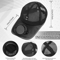Solar Powered Cooling Baseball Cap