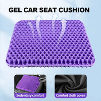 Breathable Honeycomb Gel Seat Cushion for Pain Relief