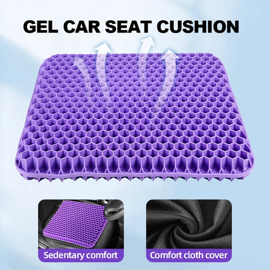 Breathable Honeycomb Gel Seat Cushion for Pain Relief