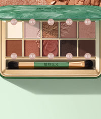 10-Color Waterproof Shimmer and Matte Eyeshadow Palette