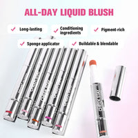 Liquid Blush Stick with Sponge Tip for Natural Glow