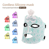 7-Color LED Photon Therapy Silicone Facial Mask