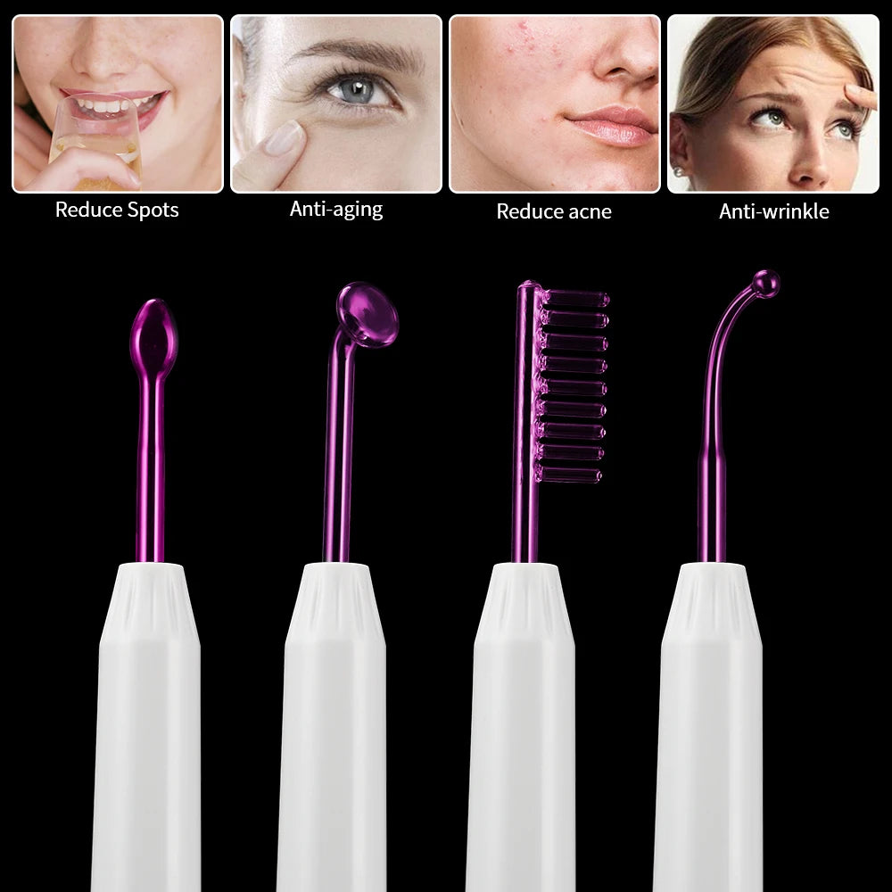 4-in-1 High-Frequency Facial Wand for Acne and Anti-Aging - 10