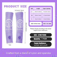 Protective Padded Volleyball Arm Sleeves