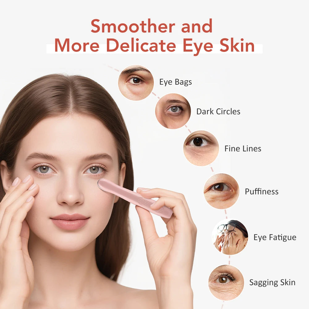 Heated Eye Massager Wand for Dark Circles and Puffiness - 5
