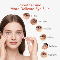Heated Eye Massager Wand for Dark Circles and Puffiness
