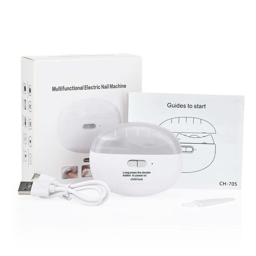 Electric Automatic Nail Trimmer and Polisher - 44