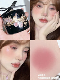 Embossed Floral Matte Blush Palette