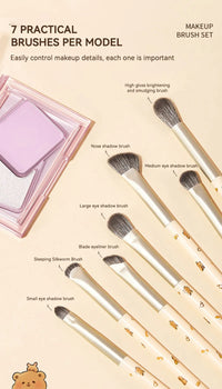 Professional 8-Piece Precision Eye Makeup Brush Set