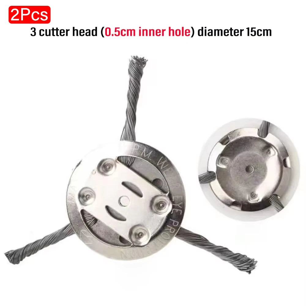 Steel Wire Weed Trimmer Head for Garden Maintenance - 19