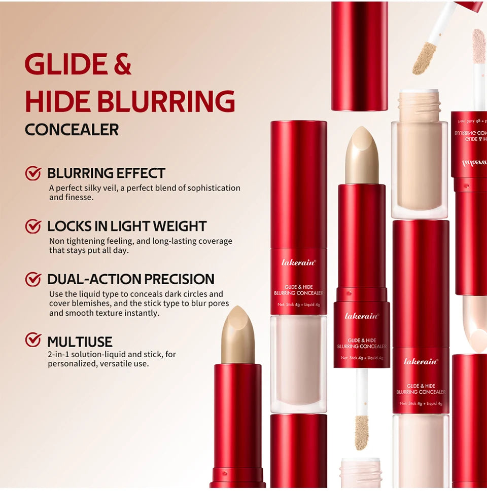 2-in-1 Full Coverage Blurring Concealer and Stick - 9
