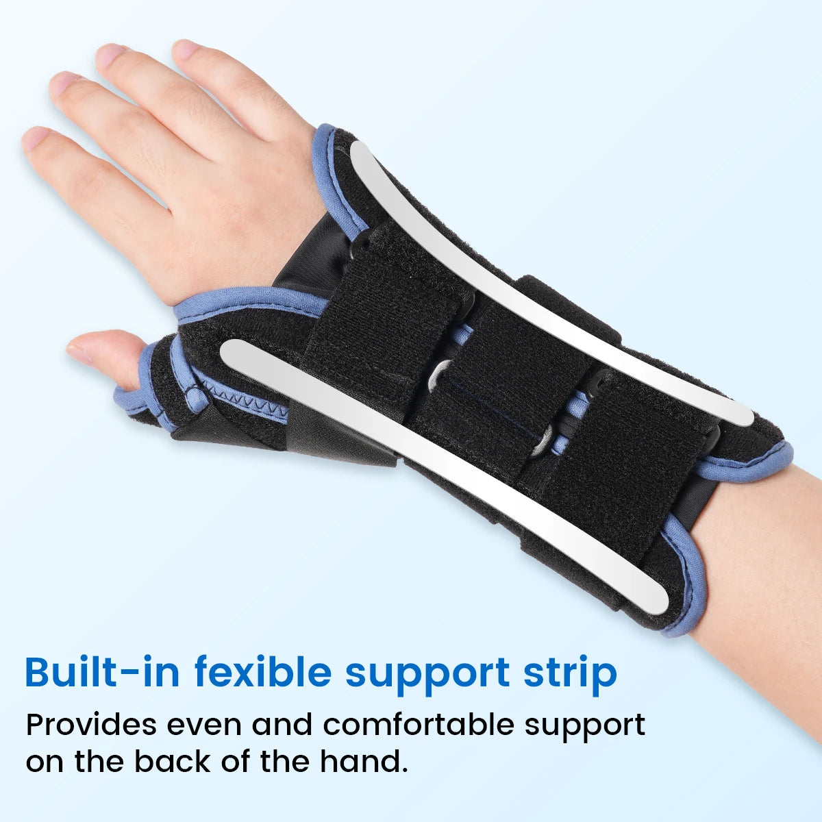 Adjustable Wrist and Thumb Support Splint for Pain Relief - 9