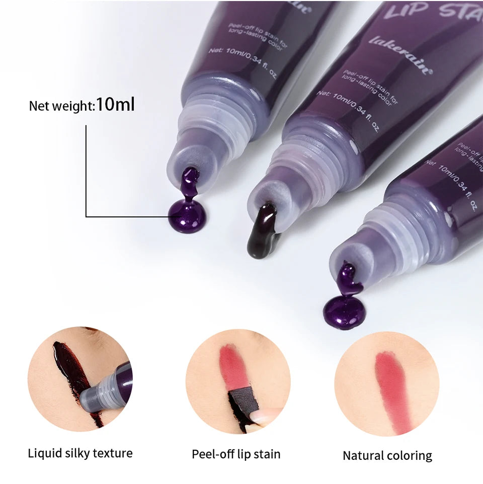 Waterproof Peel-Off Matte Lip Stain - 12