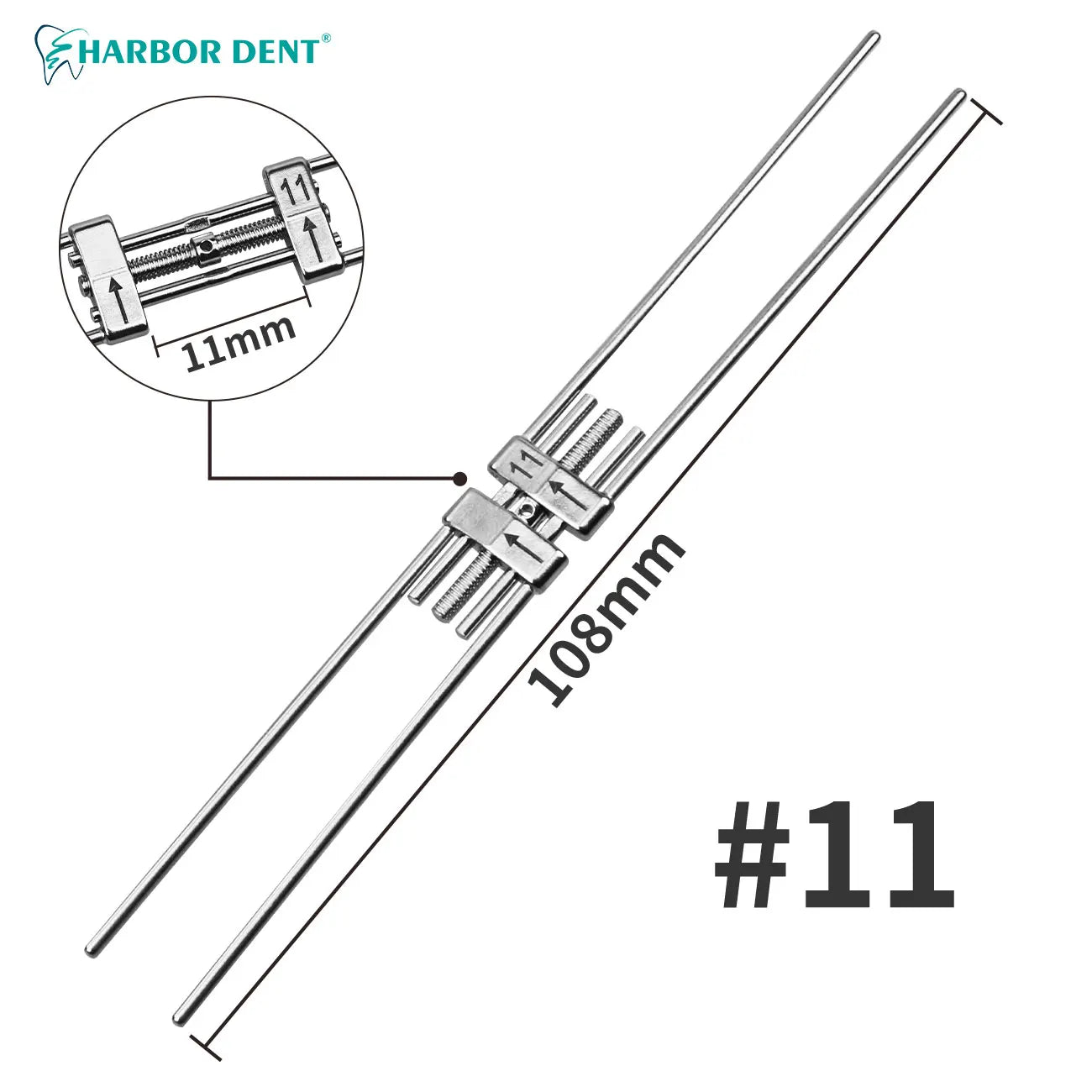Orthodontic Rapid Palatal Expansion Screw for Dental Arch Correction - 10