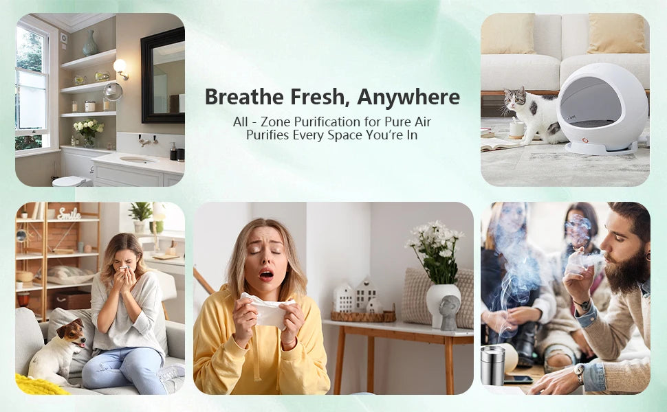 Aromatherapy Air Purifier and Humidifier Diffuser - 10