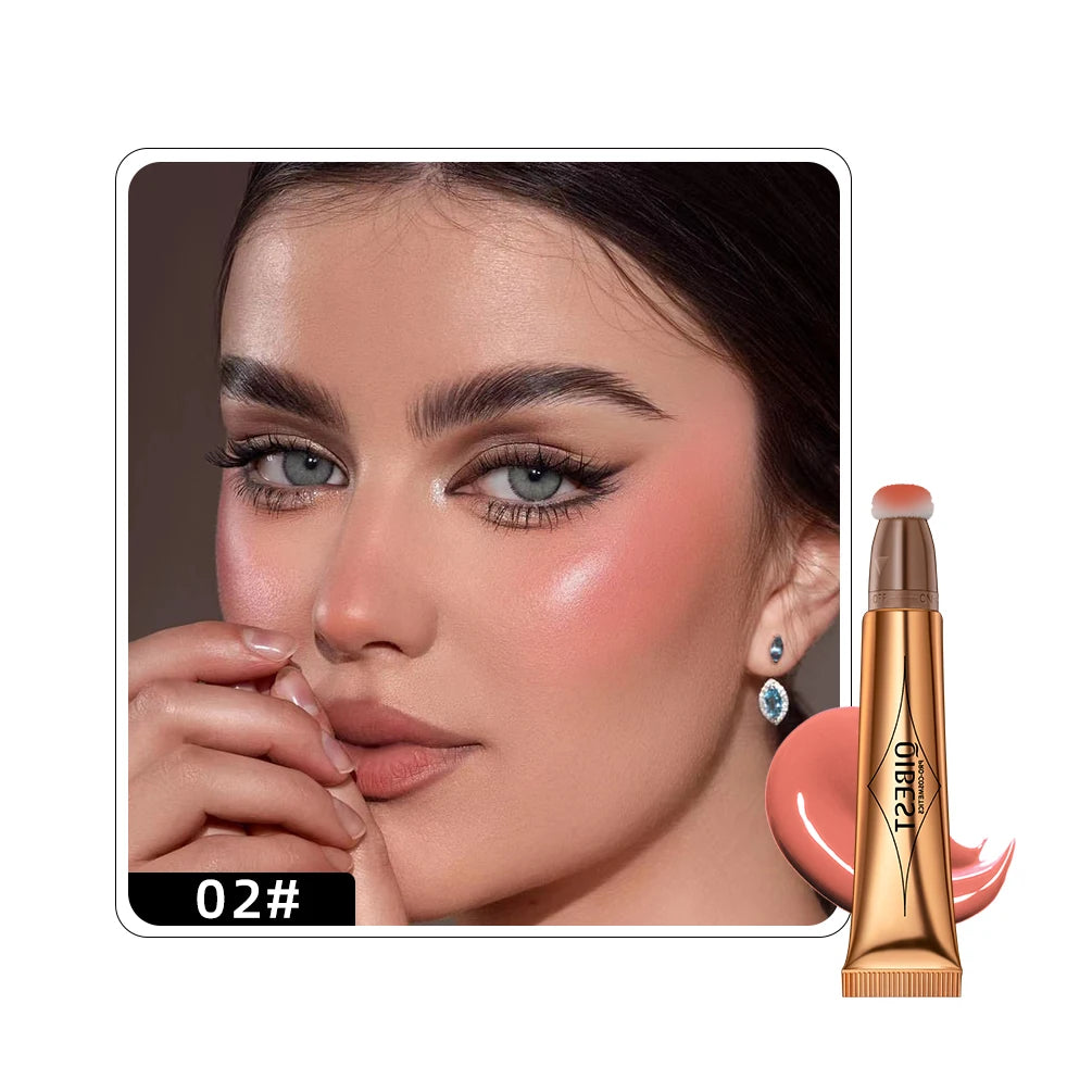 Liquid Contour, Blush and Highlighter Wand with Cushion Applicator - 24