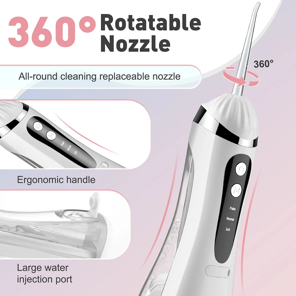 Portable Cordless Water Flosser for Deep Teeth Cleaning - 11