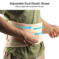 Adjustable Lumbar Support Brace for Lower Back Pain Relief