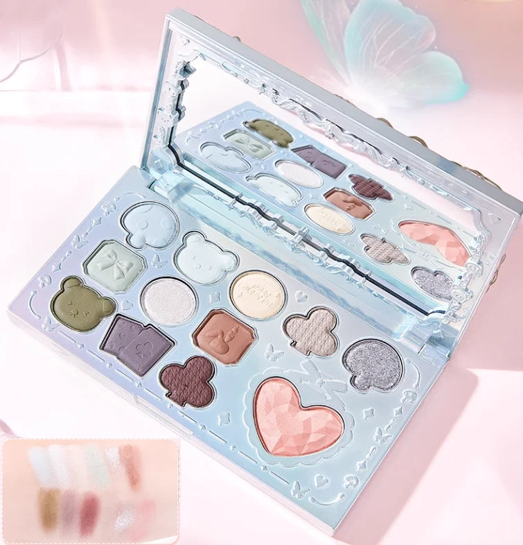12-Color Neutral Eyeshadow Palette for Everyday Makeup - 18