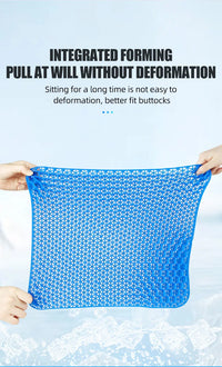 Breathable Honeycomb Gel Seat Cushion for Car and Office