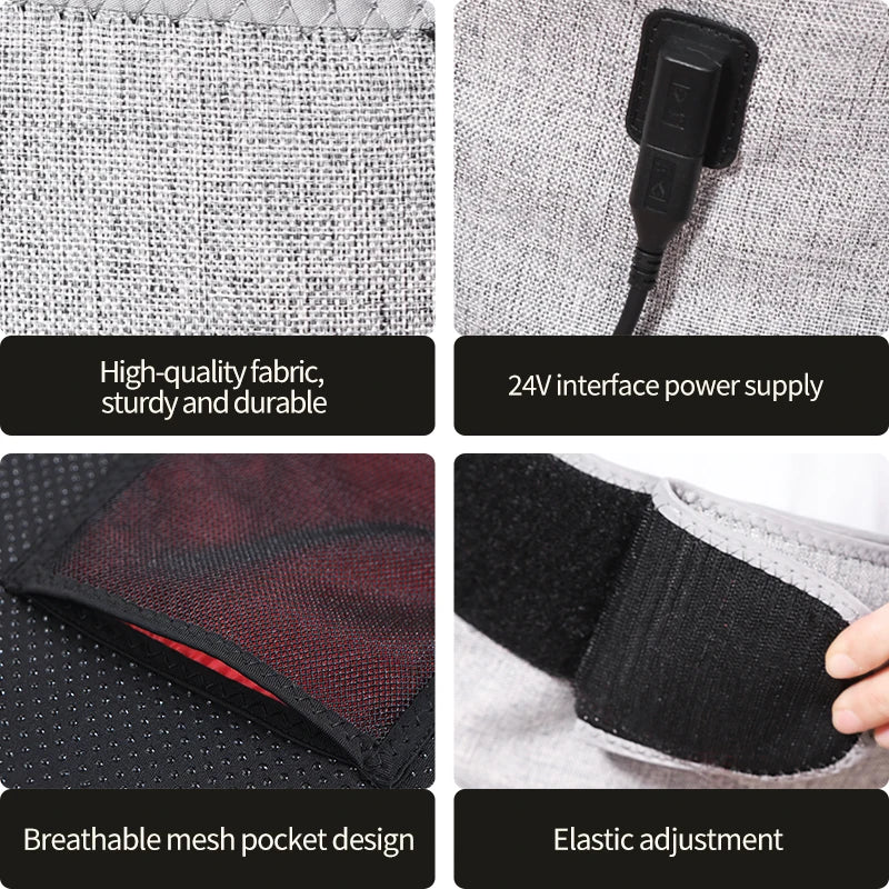 Red Light Heating Hip Massager for Pain Relief - 13