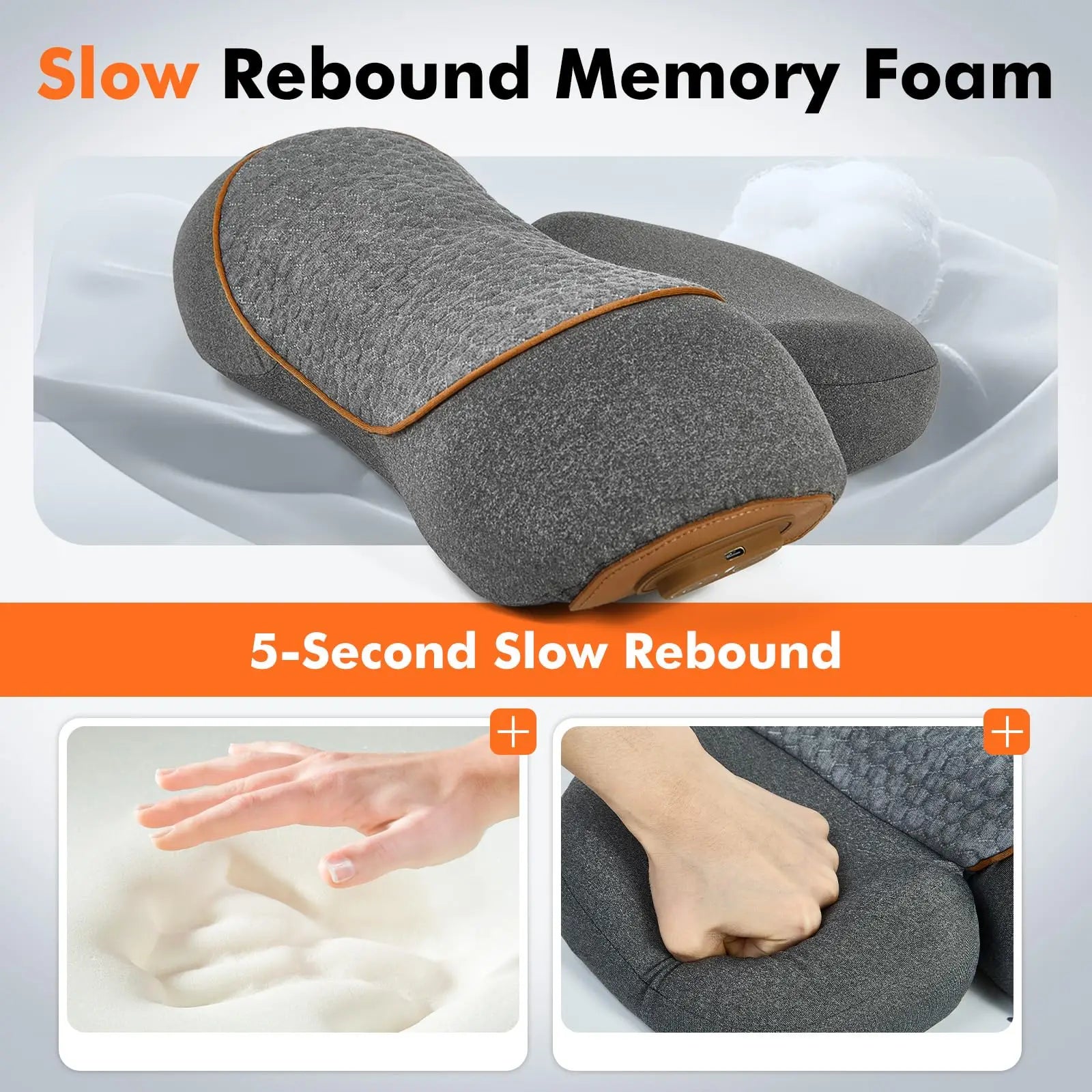 3-in-1 Heated Neck and Shoulder Traction Massager - 6