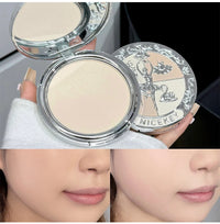 Matte Three-Color Pressed Setting Powder for Oil Control