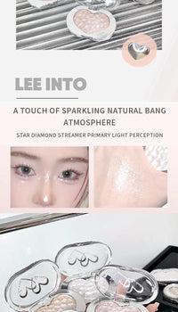 Shimmer Highlighter Powder for Radiant Face Contouring