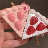 Portable Strawberry Cake Solid Perfume Pendant