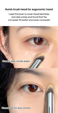 Precision Concealer Brush for Flawless Blemish Coverage
