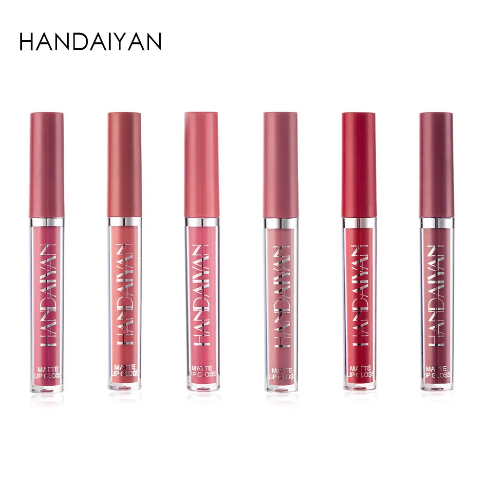6-Piece Waterproof Matte Liquid Lipstick Set - 27