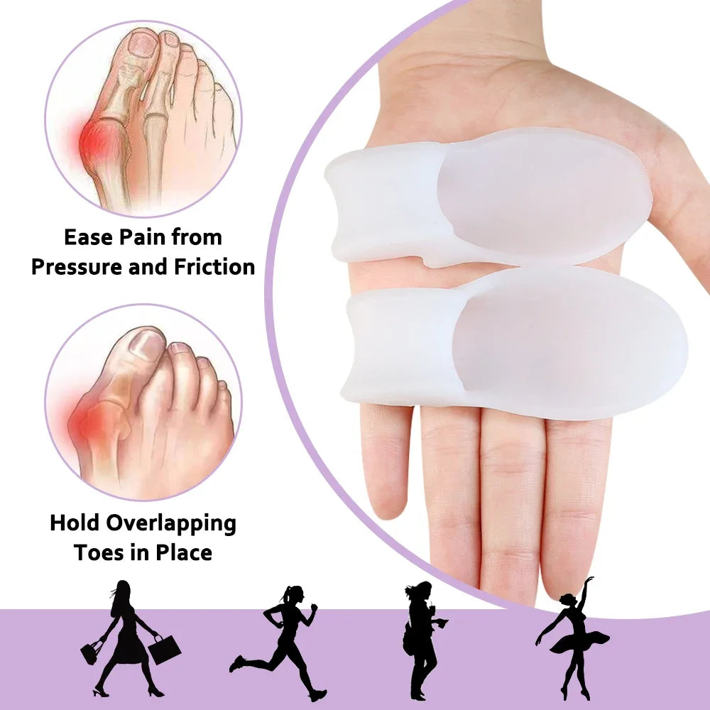 Gel Bunion Corrector and Toe Spacer for Pain Relief - 3