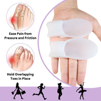 Gel Bunion Corrector and Toe Spacer for Pain Relief