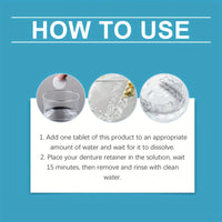 Effervescent Denture and Retainer Cleaning Tablets Kit