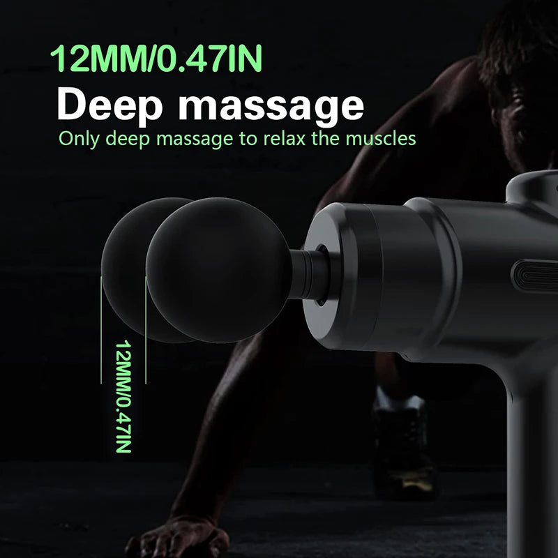Deep Tissue Percussion Muscle Massage Gun with 8 Heads - 9