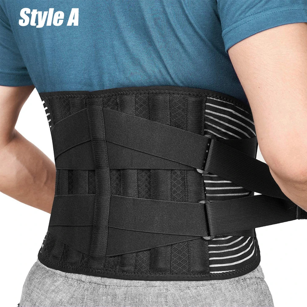 Adjustable Lumbar Support Brace for Lower Back Pain Relief - 25
