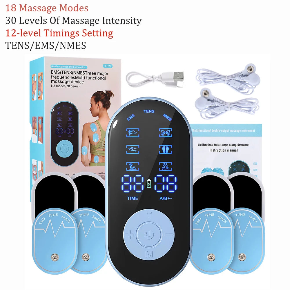 Portable TENS & EMS Muscle Stimulator for Pain Relief - 27
