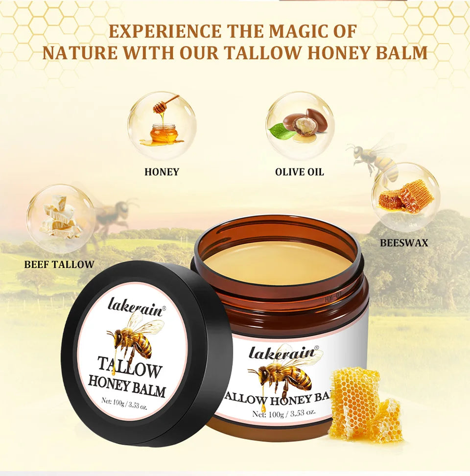 Whipped Beef Tallow and Honey Moisturizing Face and Body Balm - 13