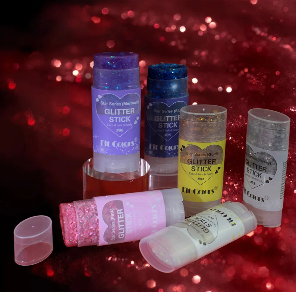 Festival Body and Face Glitter Makeup Stick - 4