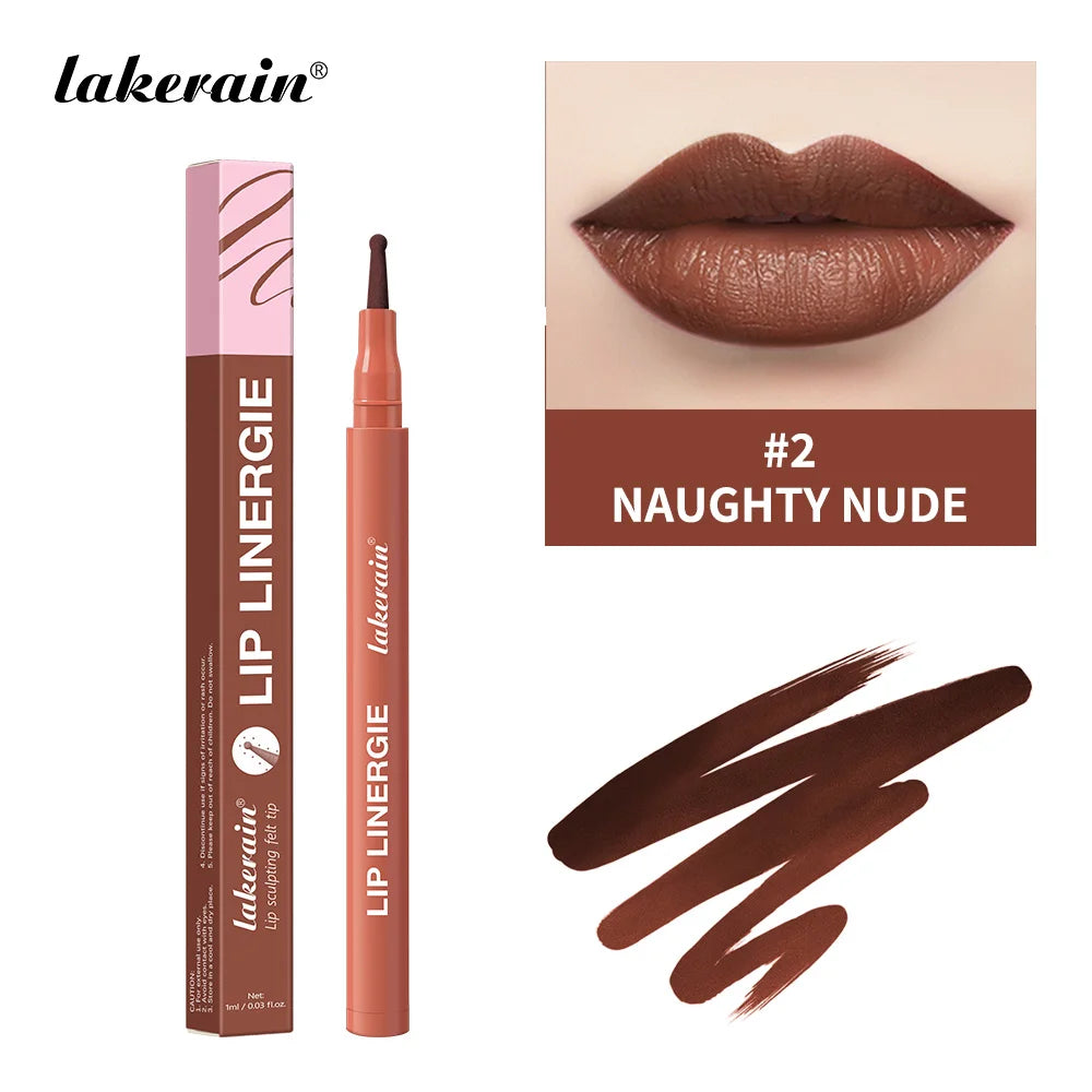 Long-Lasting Waterproof Felt-Tip Lip Liner Stain - 33