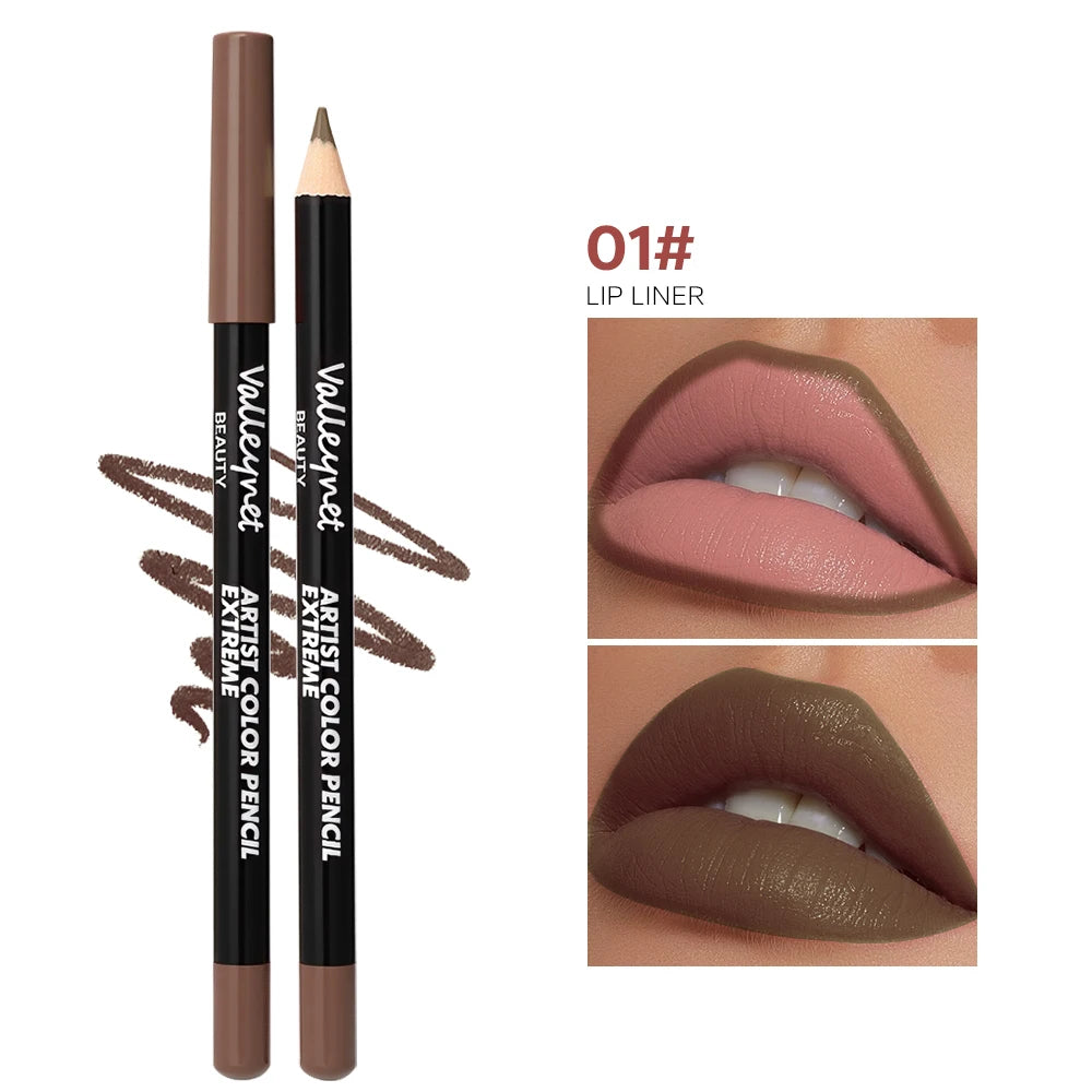 Matte Nude Lip Liner and Eyeliner Collection - 7