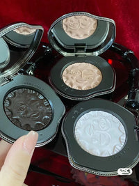 Silky Matte Face Blush and Highlighter Powder